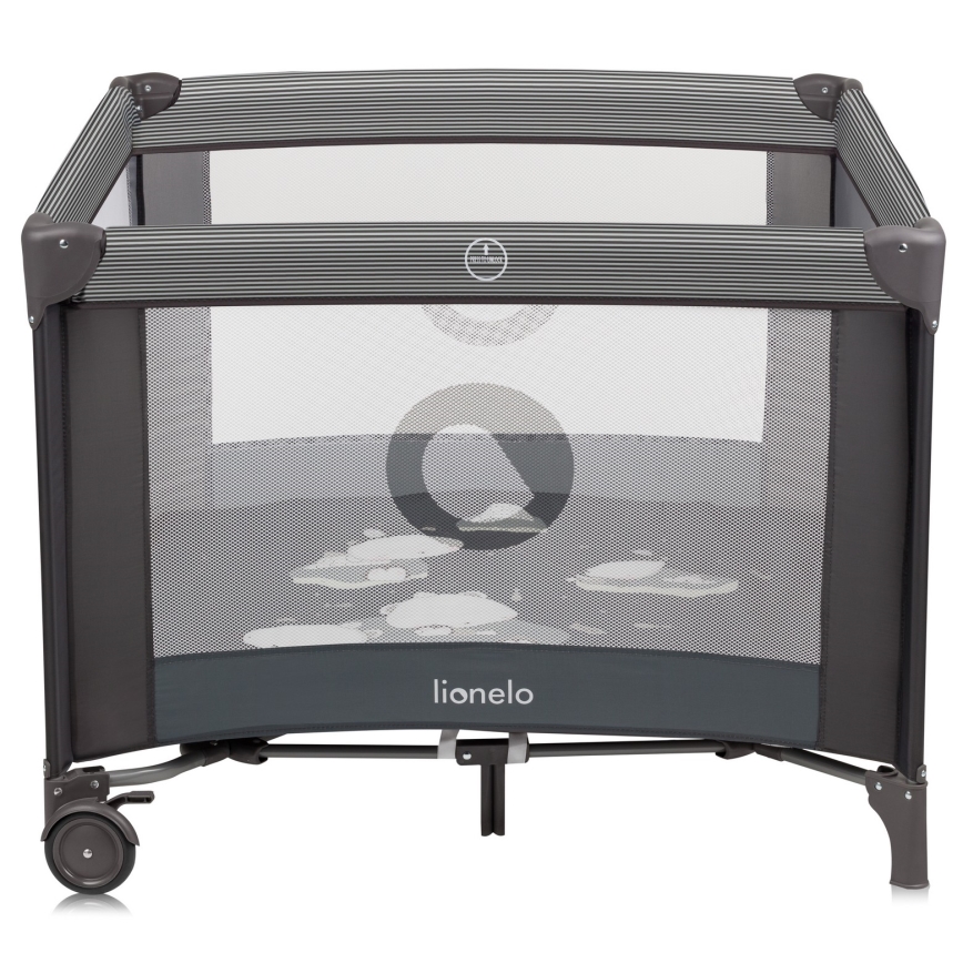 Lionelo - Παιδική περίφραξη BONNIE Grey Scandi