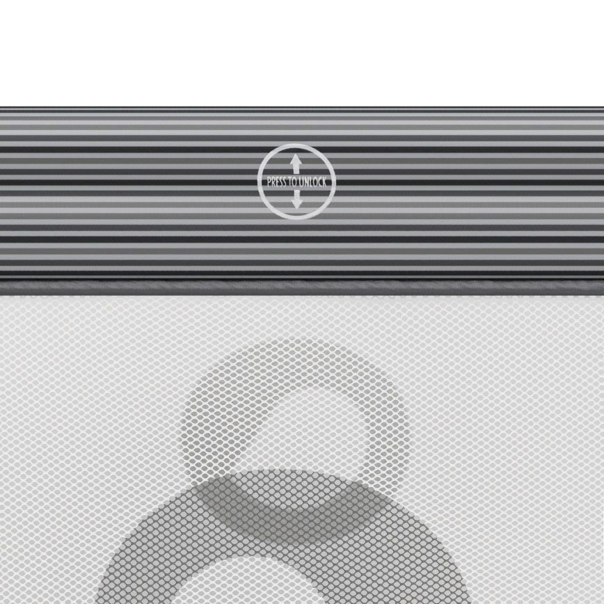 Lionelo - Παιδική περίφραξη BONNIE Γκρι Πέτρα