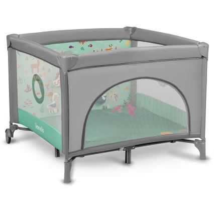 Lionelo - Παιδική περίφραξη MILLE Γκρι Πράσινο