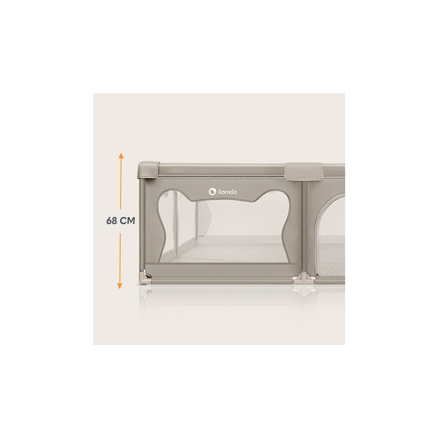 Lionelo - Παιδική περίφραξη WILLOW XL μπεζ