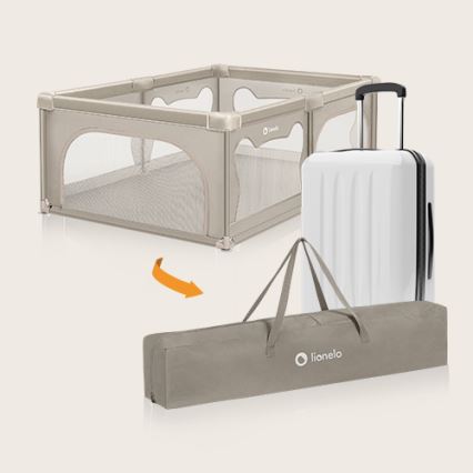Lionelo - Παιδική περίφραξη WILLOW μπεζ