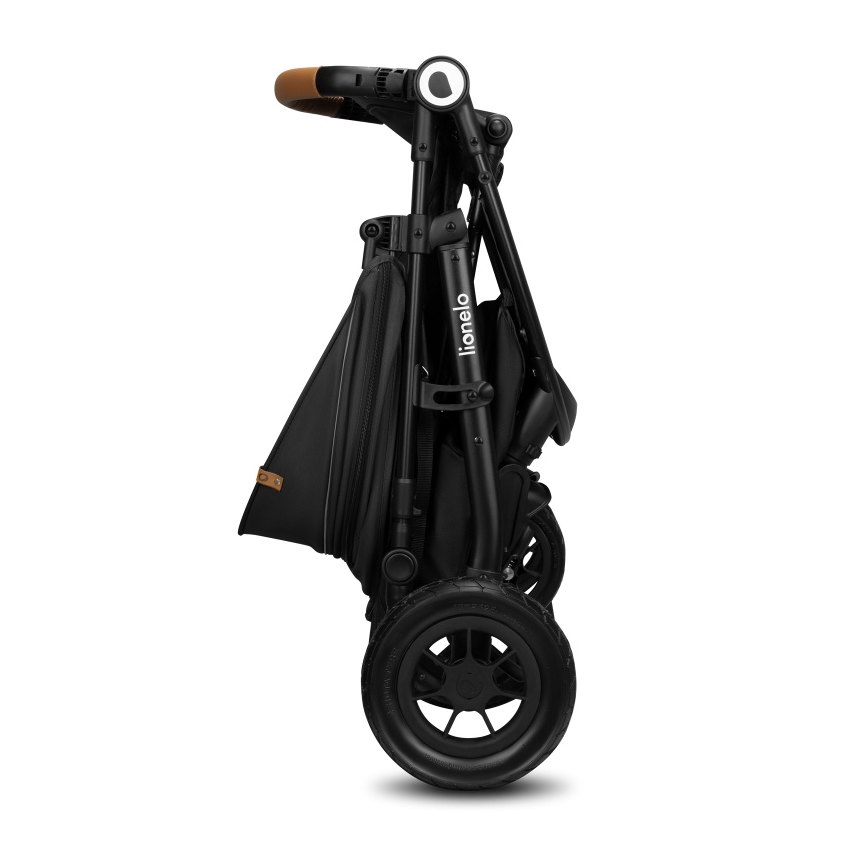 Lionelo - Παιδικό καρότσι Sport NATT, Μαύρο Όνυξ