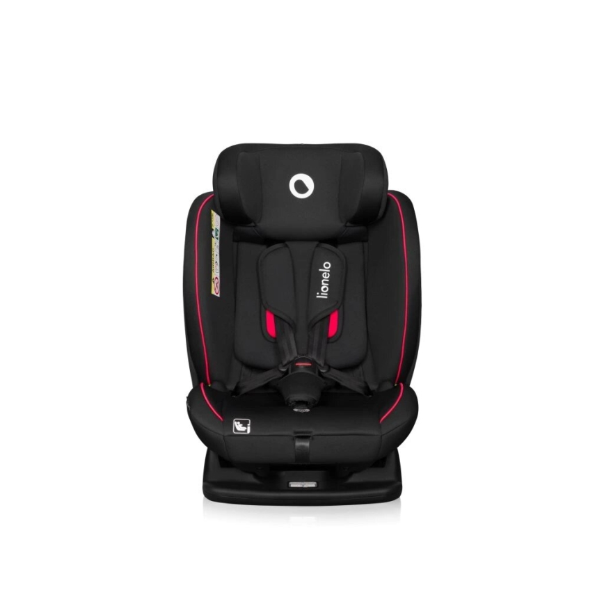 Lionelo - Παιδικό κάθισμα αυτοκινήτου AART i-Size 40-150 εκ. μαύρο/κόκκινο