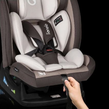 Lionelo - Παιδικό κάθισμα αυτοκινήτου AART i-Size 40-150 cm καφέ/κρεμ