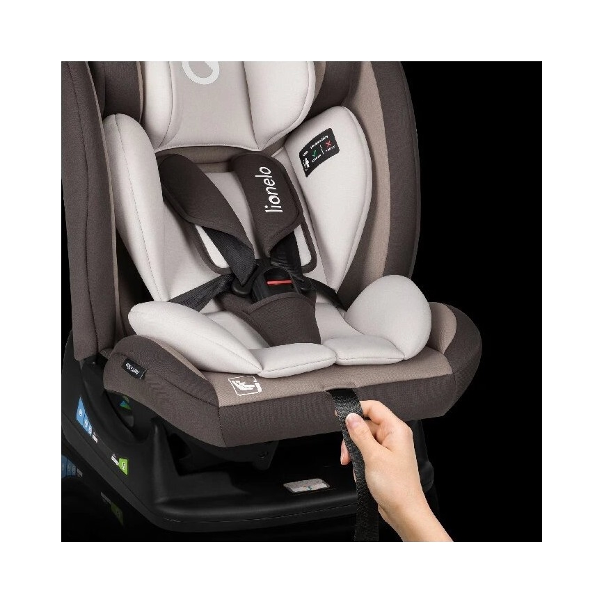 Lionelo - Παιδικό κάθισμα αυτοκινήτου AART i-Size 40-150 cm καφέ/κρεμ