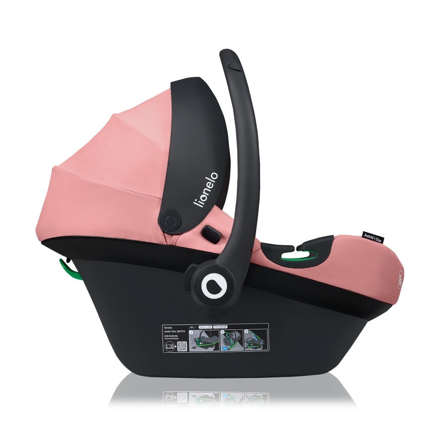 Lionelo - Παιδικό κάθισμα αυτοκινήτου ASTRID i-Size 40-87 cm Ροζ Κοραλί