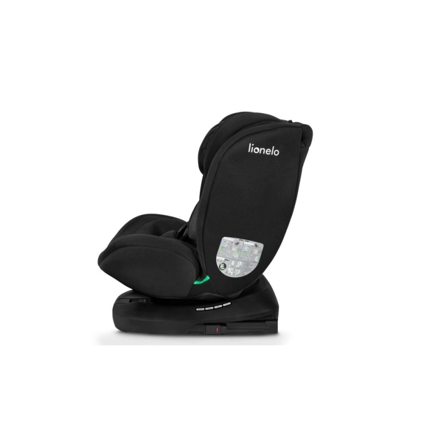Lionelo - Παιδικό κάθισμα αυτοκινήτου BASTIAAN i-Size 40-150 cm μαύρο