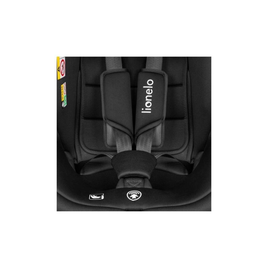 Lionelo - Παιδικό κάθισμα αυτοκινήτου BASTIAAN i-Size 40-150 cm μαύρο
