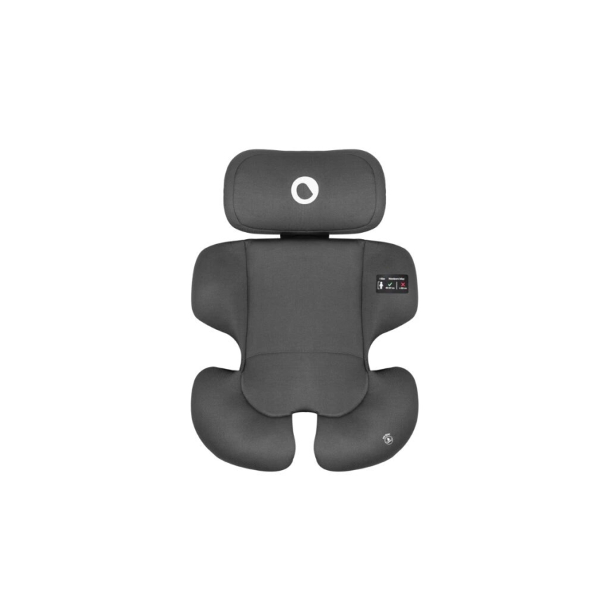 Lionelo - Παιδικό κάθισμα αυτοκινήτου BASTIAAN i-Size 40-150 εκ. μαύρο/γκρι