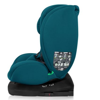 Lionelo - Παιδικό κάθισμα αυτοκινήτου BASTIAAN με περιστρεφόμενη βάση i-Size 40-150 cm Μπλε ίντιγκο