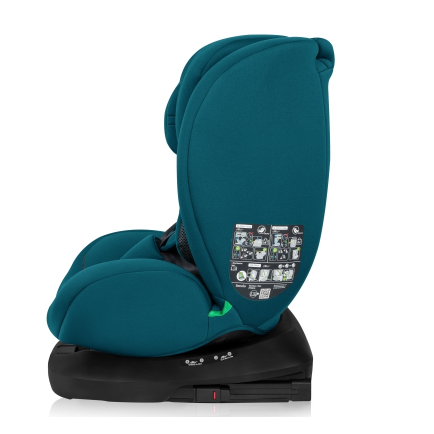 Lionelo - Παιδικό κάθισμα αυτοκινήτου BASTIAAN με περιστρεφόμενη βάση i-Size 40-150 cm Μπλε ίντιγκο