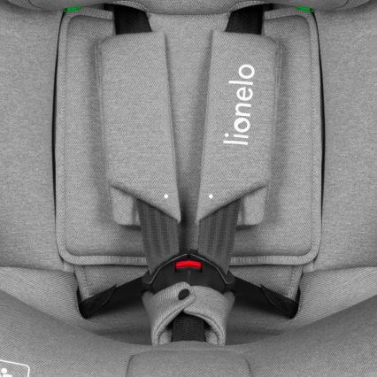Lionelo - Παιδικό κάθισμα αυτοκινήτου BRAVE i-Size, περιστρεφόμενο με βάση, 40-150 cm, Γκρι Stone