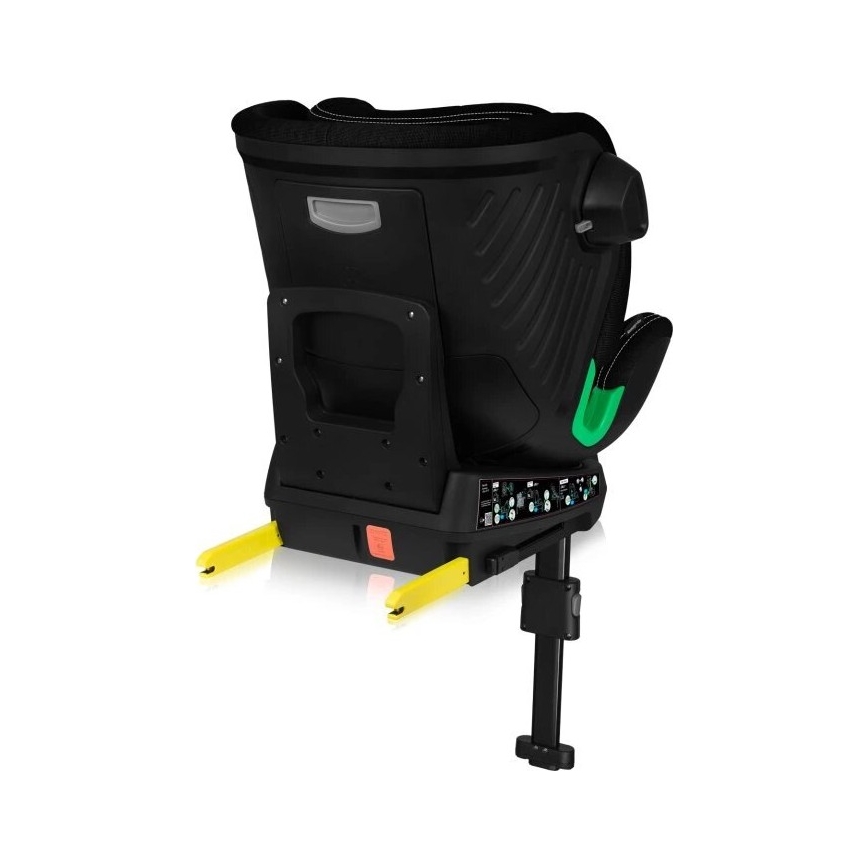 Lionelo - Παιδικό κάθισμα αυτοκινήτου με βάση περιστρεφόμενο HARMONY i-Size 40-150 εκ. μαύρο