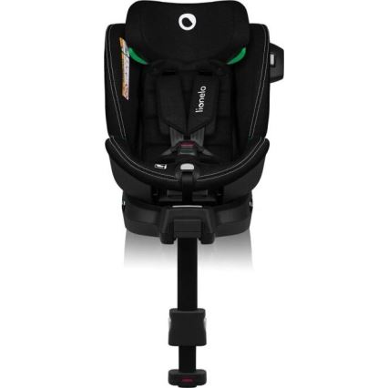 Lionelo - Παιδικό κάθισμα αυτοκινήτου με βάση περιστρεφόμενο HARMONY i-Size 40-150 εκ. μαύρο