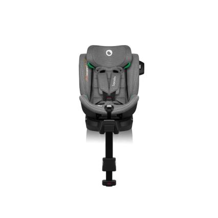 Lionelo - Παιδικό κάθισμα αυτοκινήτου με βάση περιστρεφόμενο HARMONY i-Size 40-150 εκ. μαύρο/γκρι