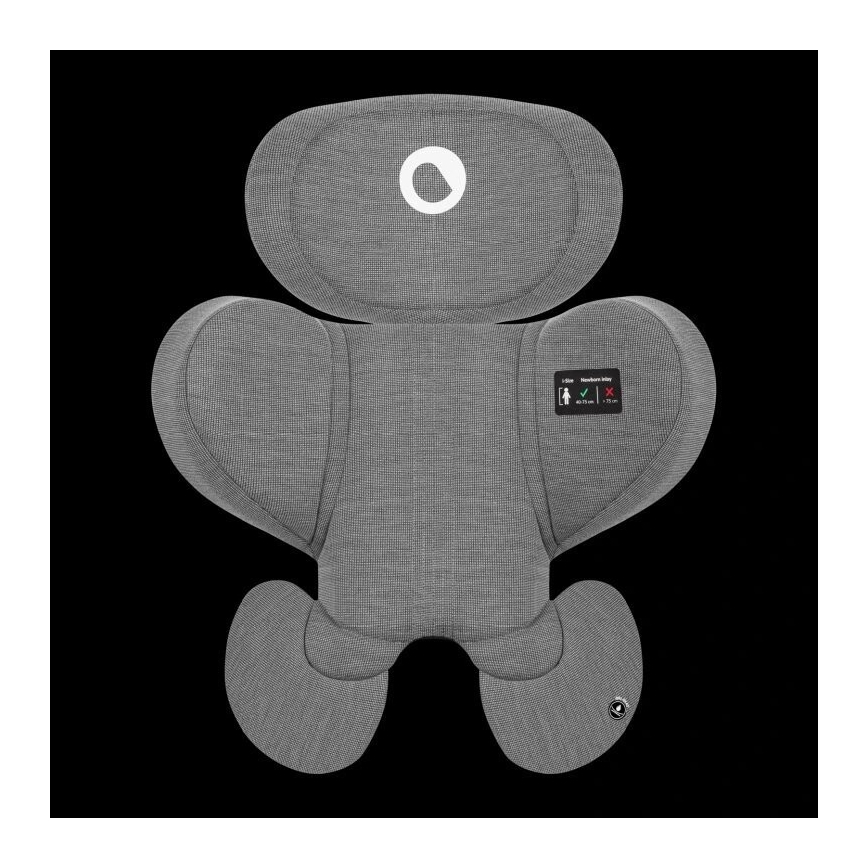 Lionelo - Παιδικό κάθισμα αυτοκινήτου HARMONY i-Size 40-150 cm με περιστρεφόμενη βάση, γκρι