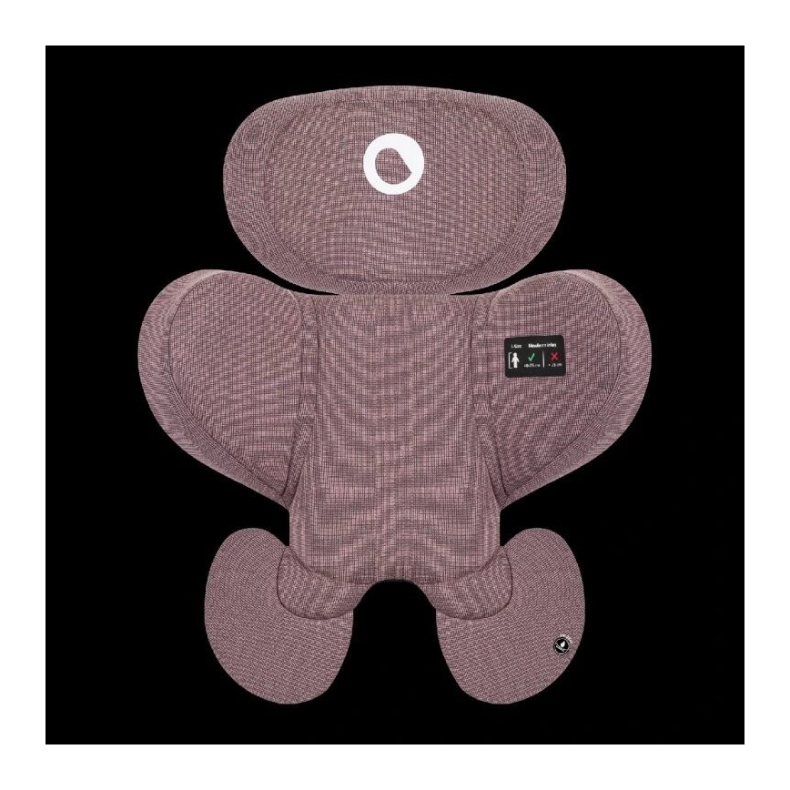 Lionelo - Παιδικό κάθισμα αυτοκινήτου HARMONY i-Size 40-150 εκ. με περιστρεφόμενη βάση, ροζ