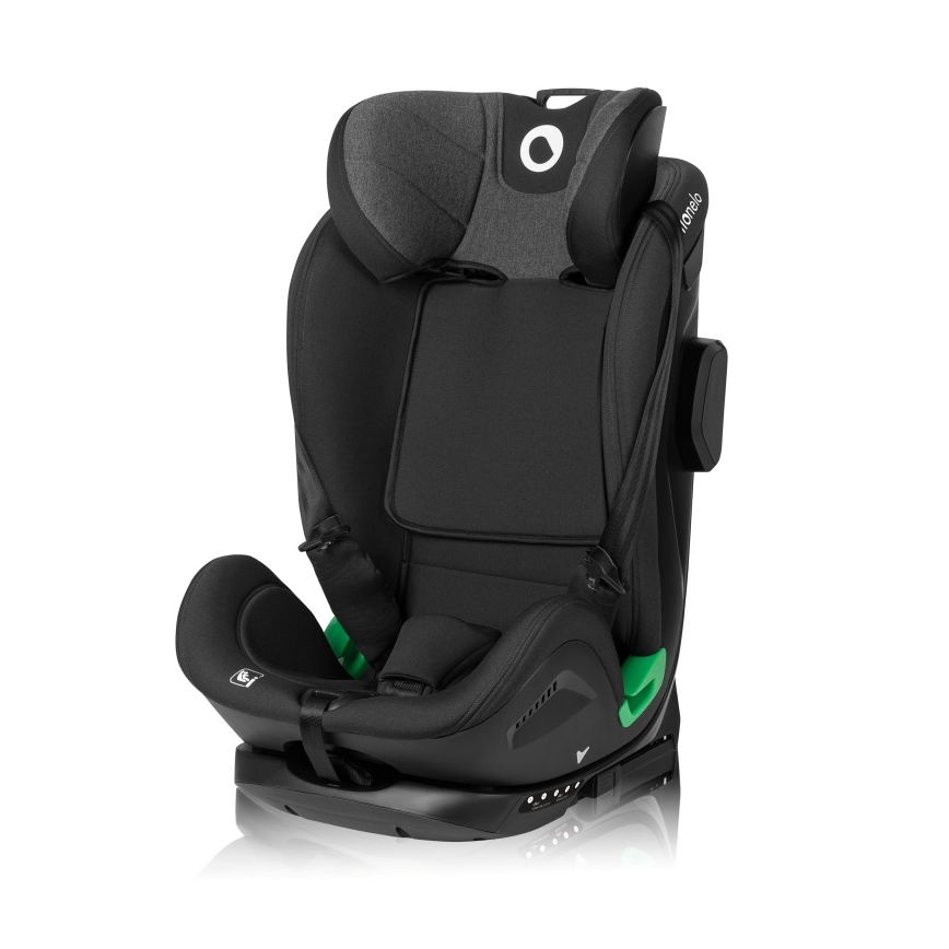 Lionelo - Παιδικό κάθισμα αυτοκινήτου HARPER i-Size με περιστρεφόμενη βάση, 76-150 εκ., Μαύρο Carbon