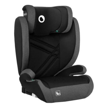 Lionelo - Παιδικό κάθισμα αυτοκινήτου HUGO i-Size 100-150 cm μαύρο/γκρι