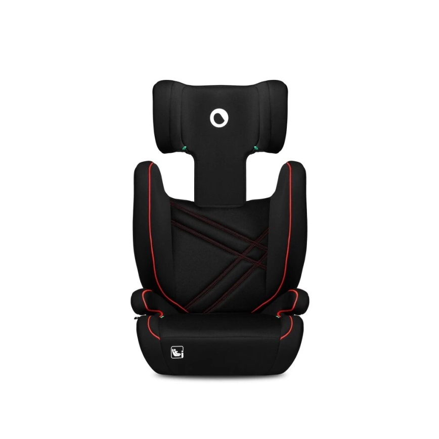 Lionelo - Παιδικό κάθισμα αυτοκινήτου HUGO i-Size 100-150 εκ. μαύρο/κόκκινο