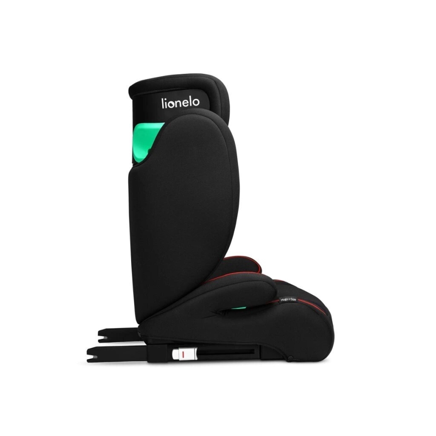 Lionelo - Παιδικό κάθισμα αυτοκινήτου HUGO i-Size 100-150 εκ. μαύρο/κόκκινο