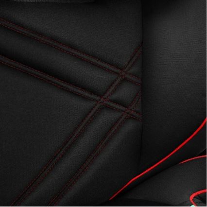 Lionelo - Παιδικό κάθισμα αυτοκινήτου HUGO i-Size 100-150 εκ. μαύρο/κόκκινο