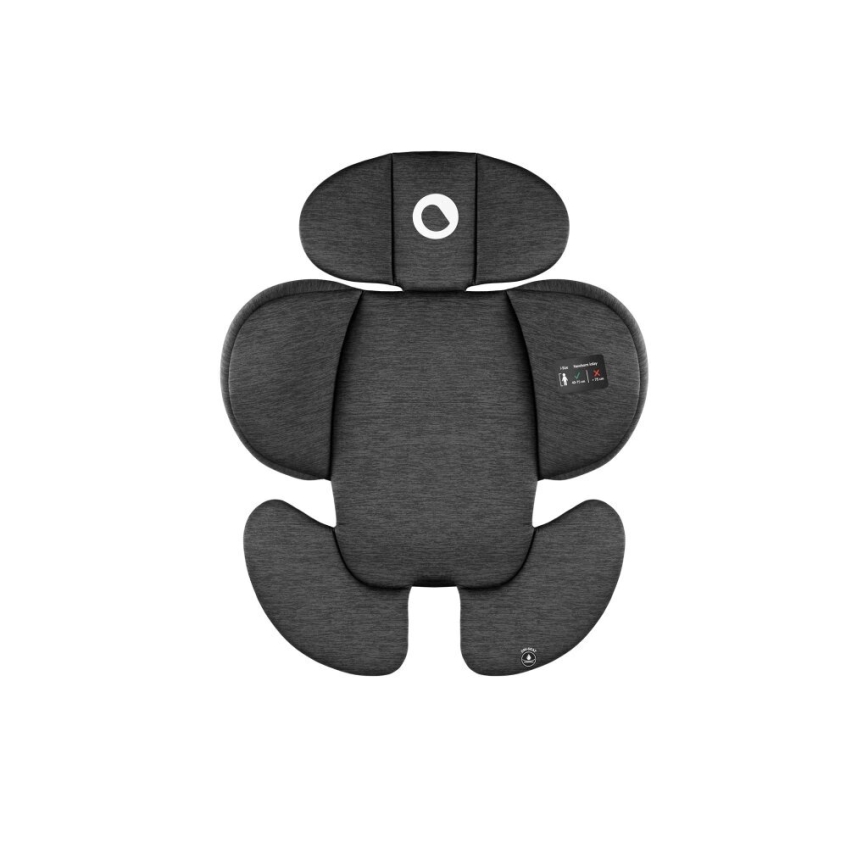 Lionelo - Παιδικό κάθισμα αυτοκινήτου με βάση περιστρεφόμενο NAVY i-Size 40-150 εκ. μαύρο/κόκκινο