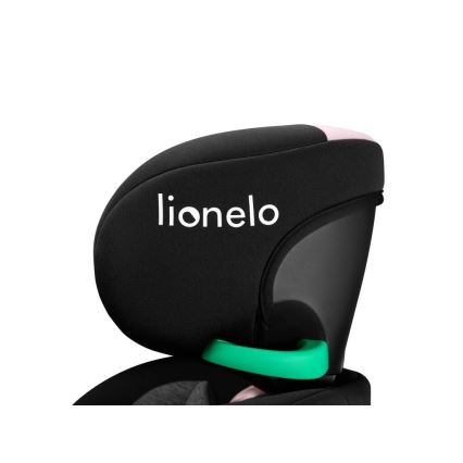 Lionelo - Παιδικό κάθισμα αυτοκινήτου με βάση, περιστρεφόμενο NAVY i-Size 40-150 εκ. μαύρο/ροζ