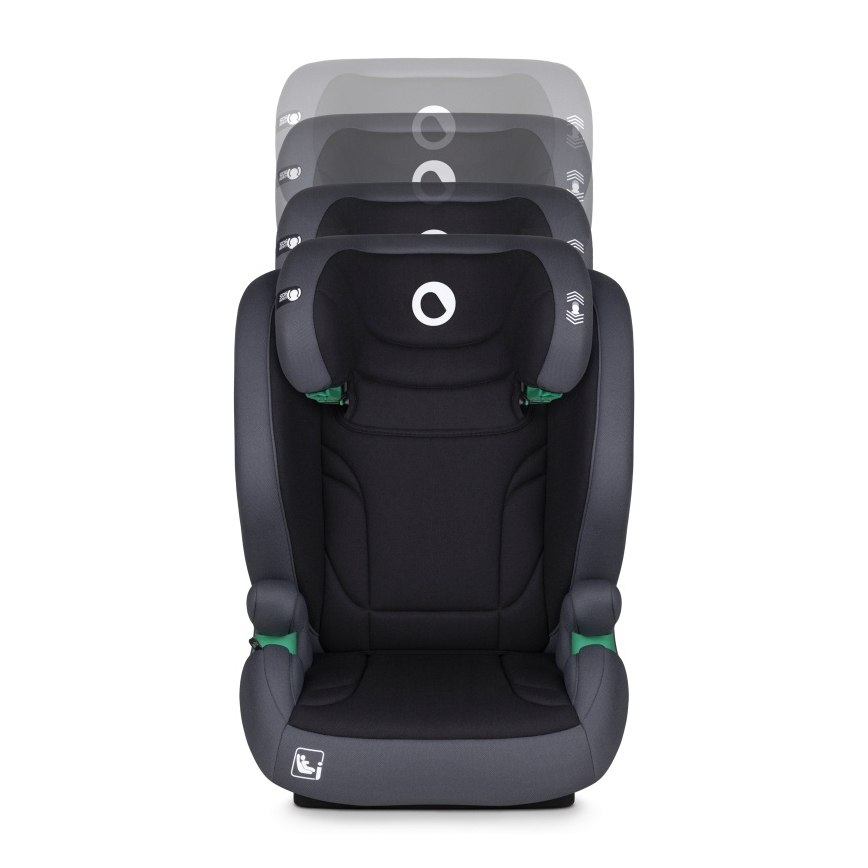 Lionelo - Παιδικό κάθισμα αυτοκινήτου IGO i-Size 100-150 cm Γκρι Γραφίτης