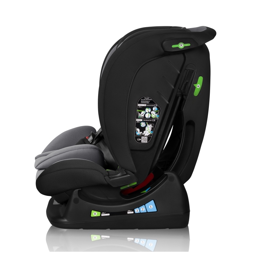 Lionelo - Παιδικό κάθισμα αυτοκινήτου IZZY i-Size 40-150 cm Μαύρο Γκρι