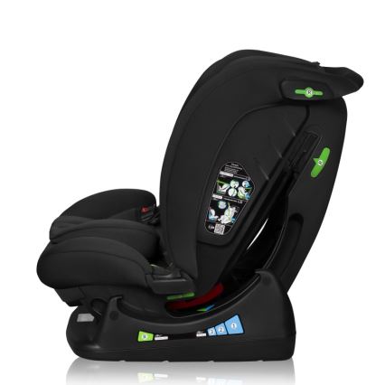 Lionelo - Παιδικό κάθισμα αυτοκινήτου IZZY i-Size 40-150 εκ., Μαύρο Carbon