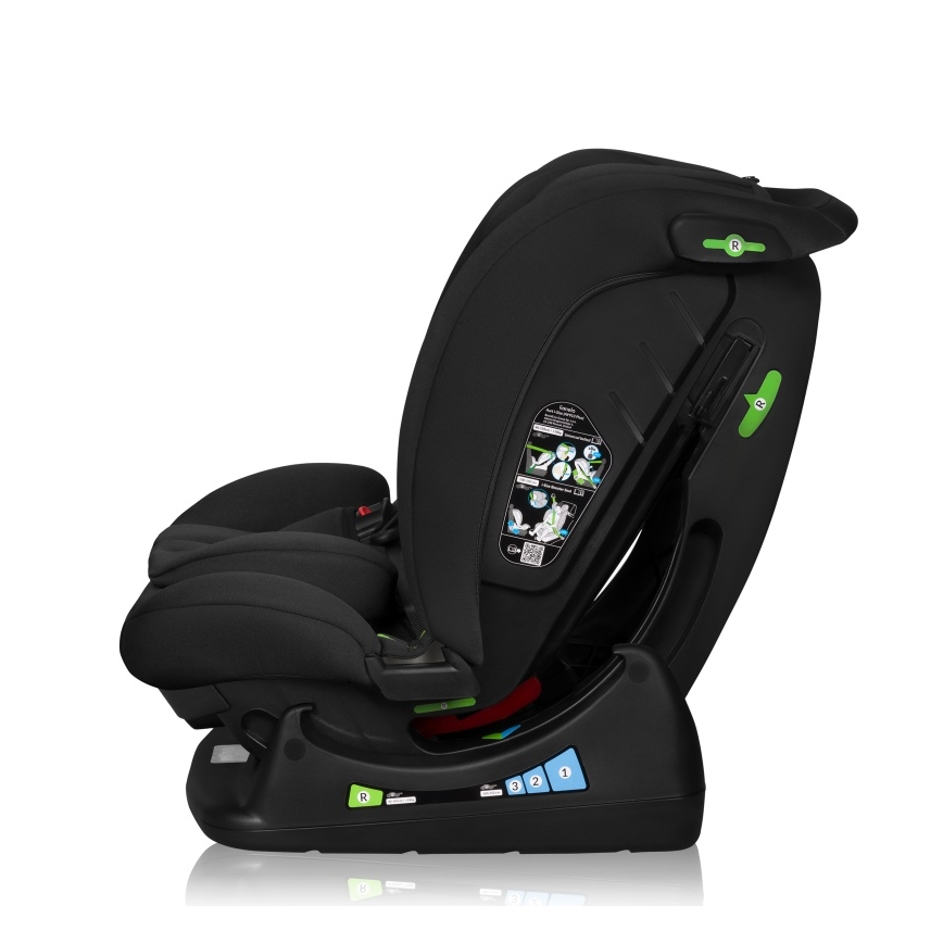 Lionelo - Παιδικό κάθισμα αυτοκινήτου IZZY i-Size 40-150 εκ., Μαύρο Carbon