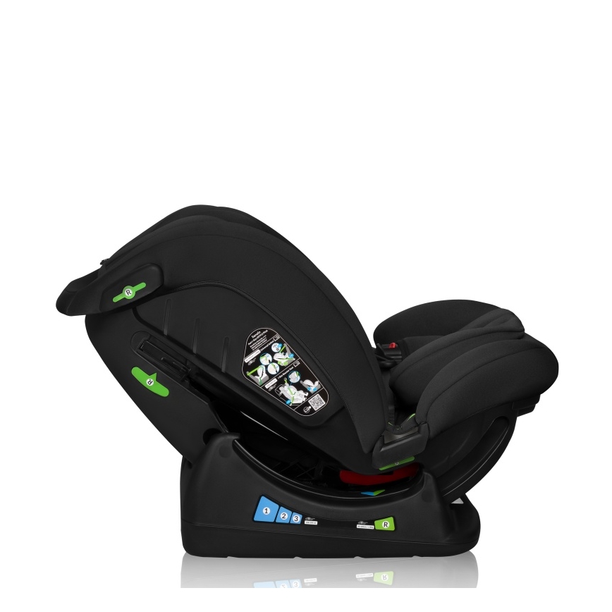 Lionelo - Παιδικό κάθισμα αυτοκινήτου IZZY i-Size 40-150 εκ., Μαύρο Carbon