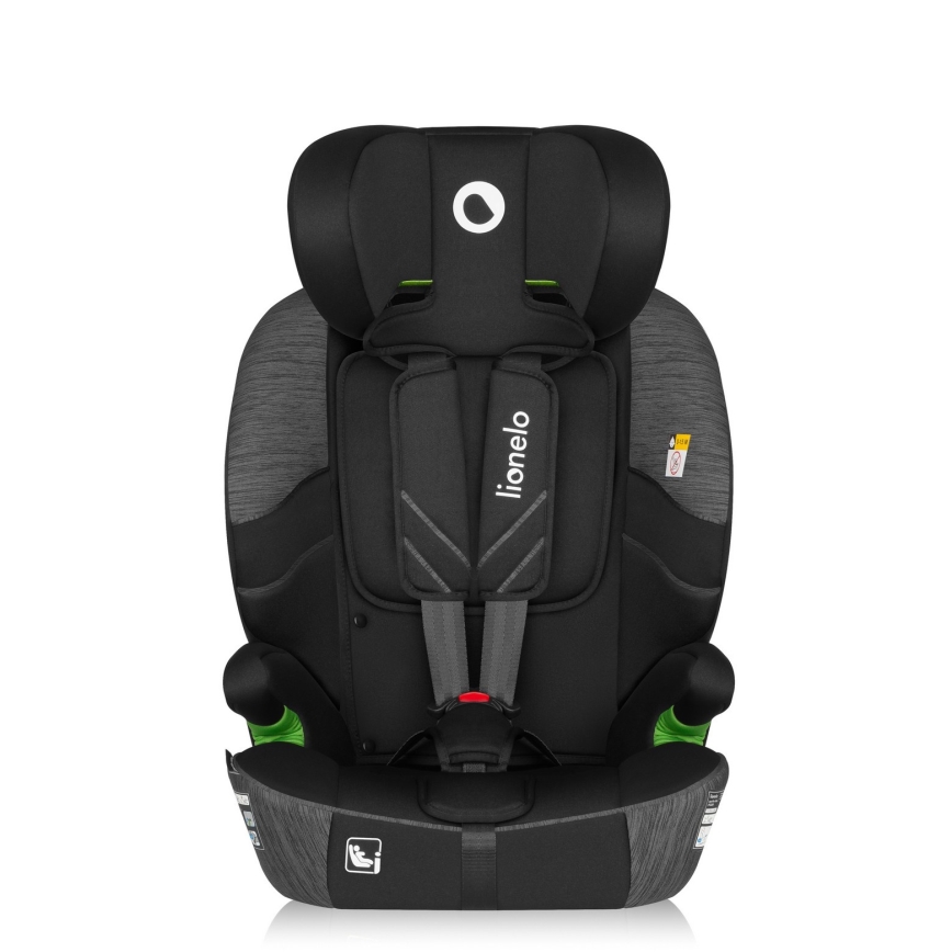 Lionelo - Παιδικό κάθισμα αυτοκινήτου LEVI FIX i-Size 76-150 cm Grey Stone