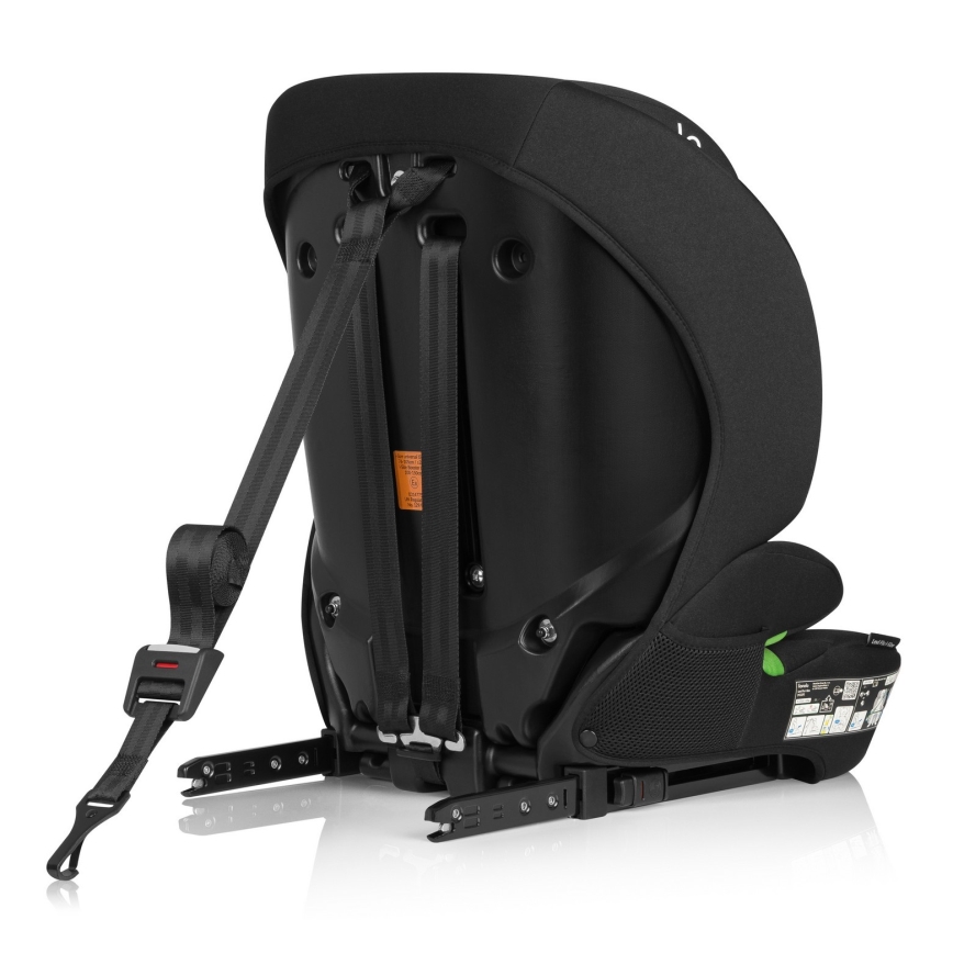 Lionelo - Παιδικό κάθισμα αυτοκινήτου LEVI FIX i-Size 76-150 cm Μαύρο Carbon