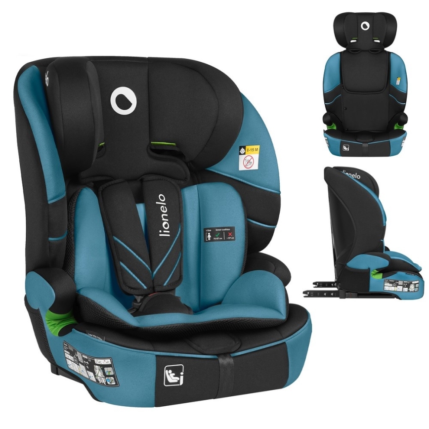 Lionelo - Παιδικό κάθισμα αυτοκινήτου LEVI FIX i-Size 76-150 cm Μπλε Κοβάλτιο