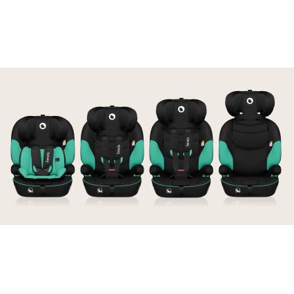 Lionelo - Παιδικό κάθισμα αυτοκινήτου LEVI i-Size 76-150 cm Σμαραγδί