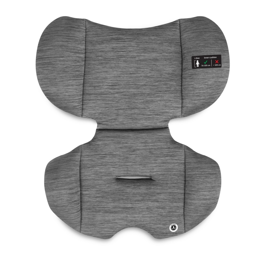 Lionelo - Παιδικό κάθισμα αυτοκινήτου LEVI i-Size 76-150 cm Μαύρο/Γκρι