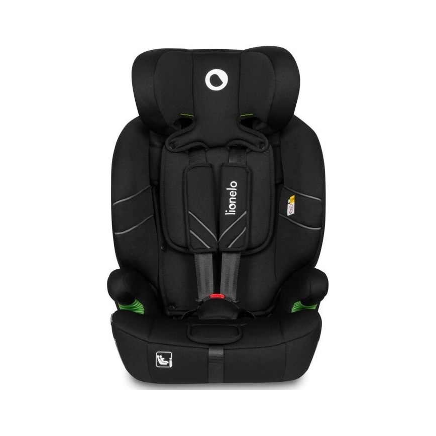 Lionelo - Παιδικό κάθισμα αυτοκινήτου LEVI ONE i-Size 76-150 cm μαύρο