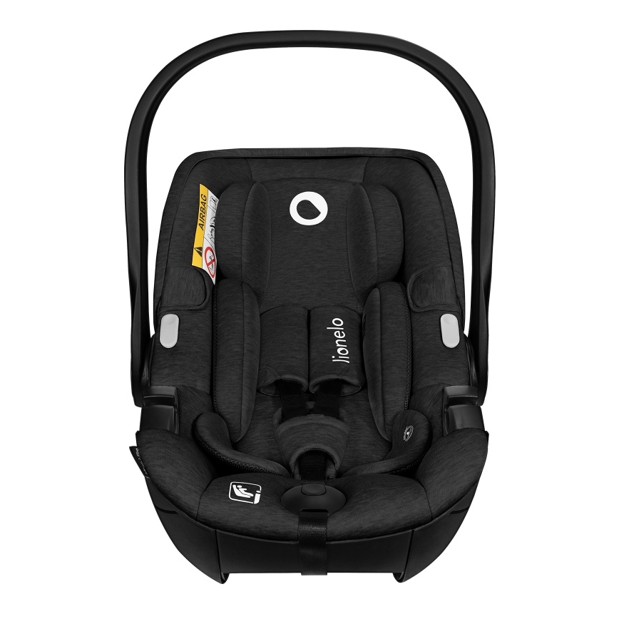 Lionelo - Παιδικό κάθισμα αυτοκινήτου MOXIE i-Size 40-87 cm Μαύρο Όνυξ