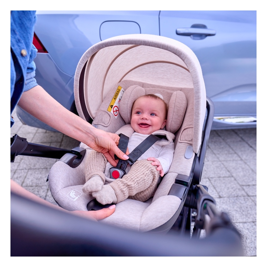 Lionelo - Παιδικό κάθισμα αυτοκινήτου MOXIE i-Size 40-87 εκ. Μπεζ άμμου