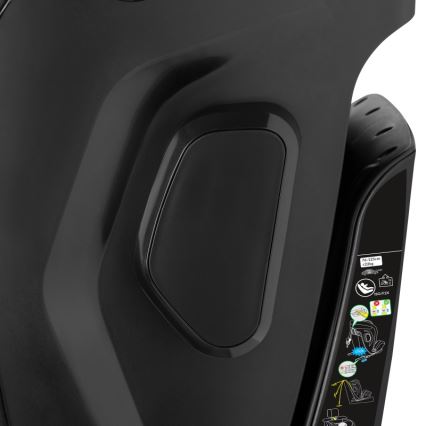 Lionelo - Παιδικό κάθισμα αυτοκινήτου με περιστρεφόμενη βάση HARPER i-Size 76-150 cm Μαύρο Carbon