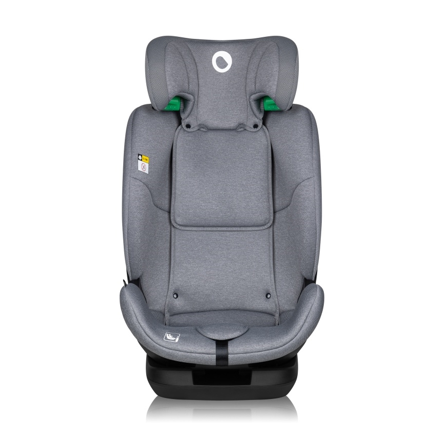 Lionelo - Παιδικό κάθισμα αυτοκινήτου με περιστρεφόμενη βάση LAVENDER i-Size 76-150 cm Grey Stone