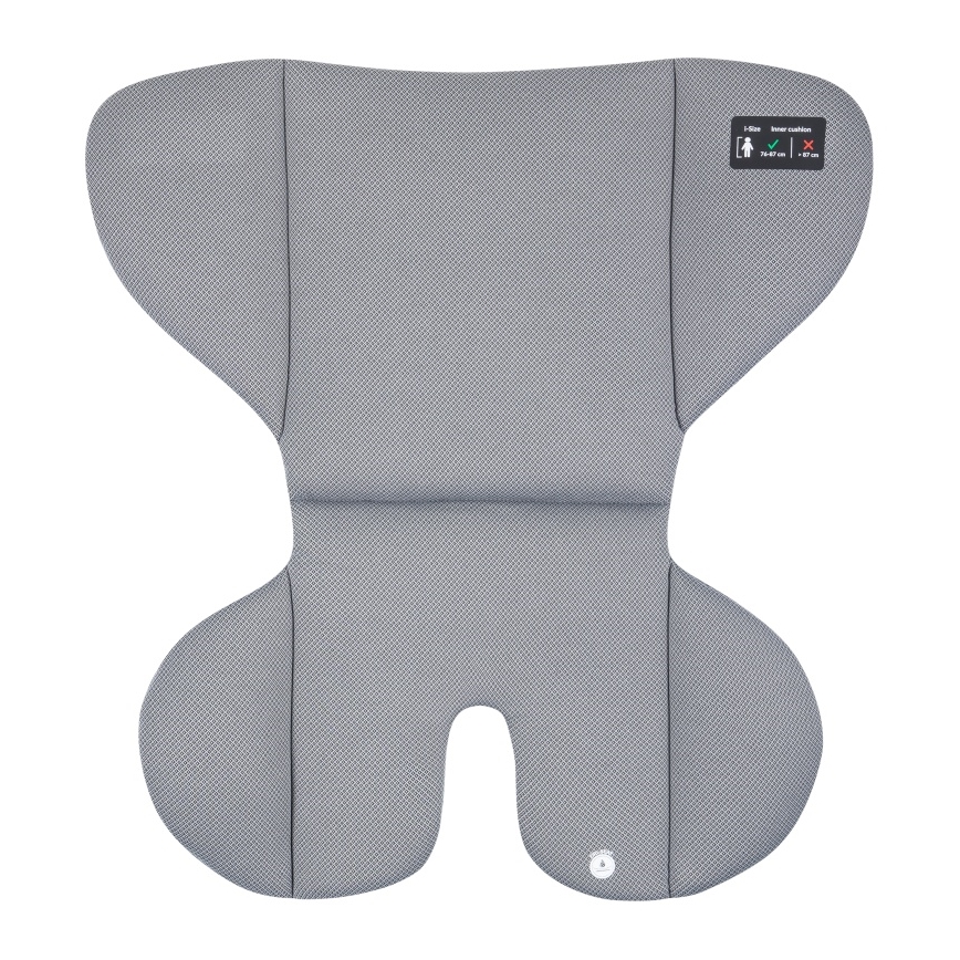 Lionelo - Παιδικό κάθισμα αυτοκινήτου με περιστρεφόμενη βάση LAVENDER i-Size 76-150 cm Grey Stone