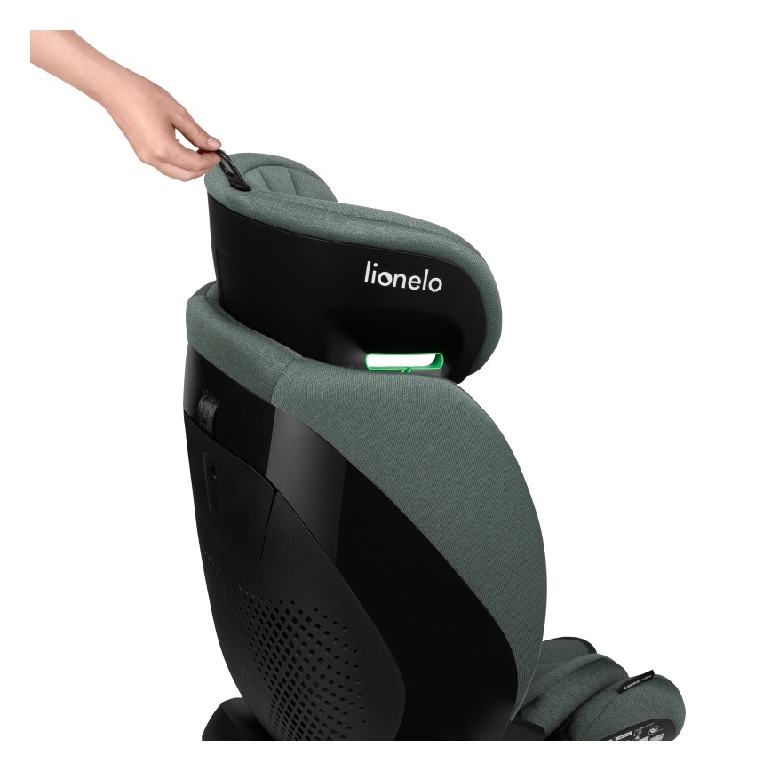 Lionelo - Κάθισμα αυτοκινήτου με περιστρεφόμενη βάση LAVENDER i-Size 76-150 εκ. Φιστικί