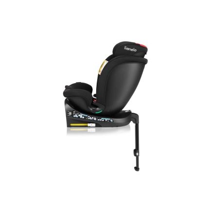 Lionelo - Παιδικό κάθισμα αυτοκινήτου με περιστρεφόμενη βάση NAVY i-Size 40-150 cm μαύρο/κόκκινο