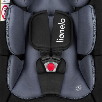 Lionelo - Παιδικό κάθισμα αυτοκινήτου με βάση ASTRID SET i-Size 40-87 cm Μαύρο Γκρι