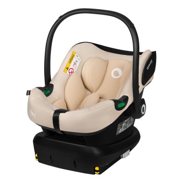 Lionelo - Παιδικό κάθισμα αυτοκινήτου με βάση ASTRID SET i-Size 40-87 cm Μπεζ Άμμος