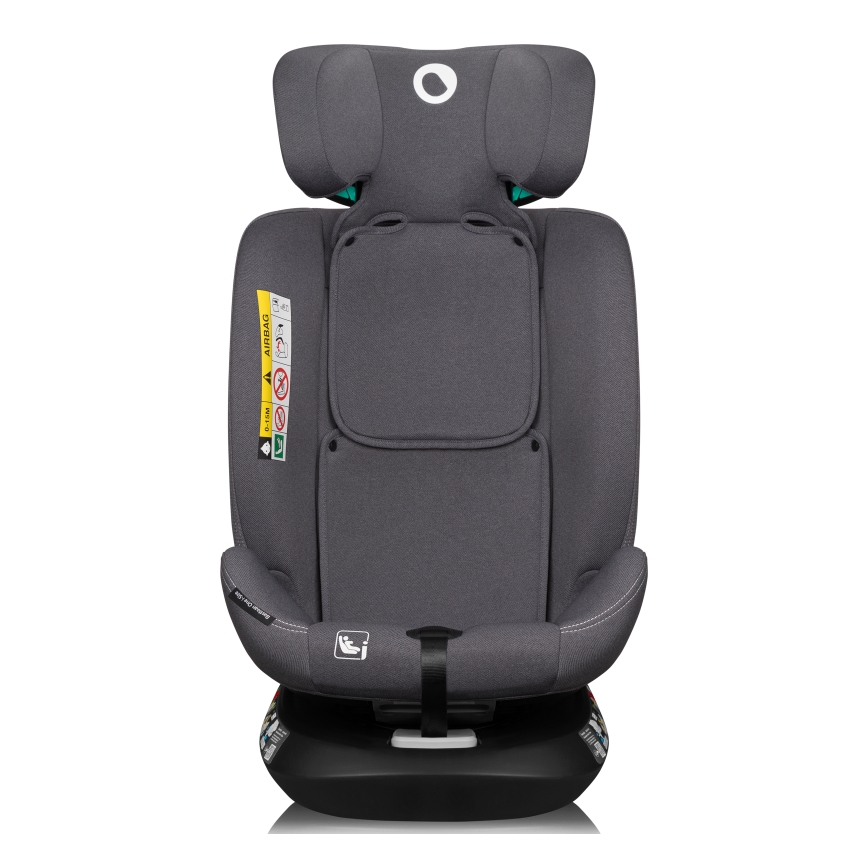 Lionelo - Παιδικό κάθισμα αυτοκινήτου με περιστρεφόμενη βάση BASTIAAN ONE i-Size 40-150 cm Πέτρινο γκρι
