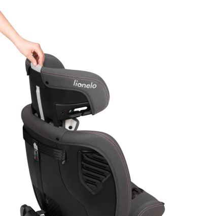 Lionelo - Παιδικό κάθισμα αυτοκινήτου περιστρεφόμενο με βάση BASTIAAN ONE i-Size 40-150 cm Ροζ Τριαντάφυλλο